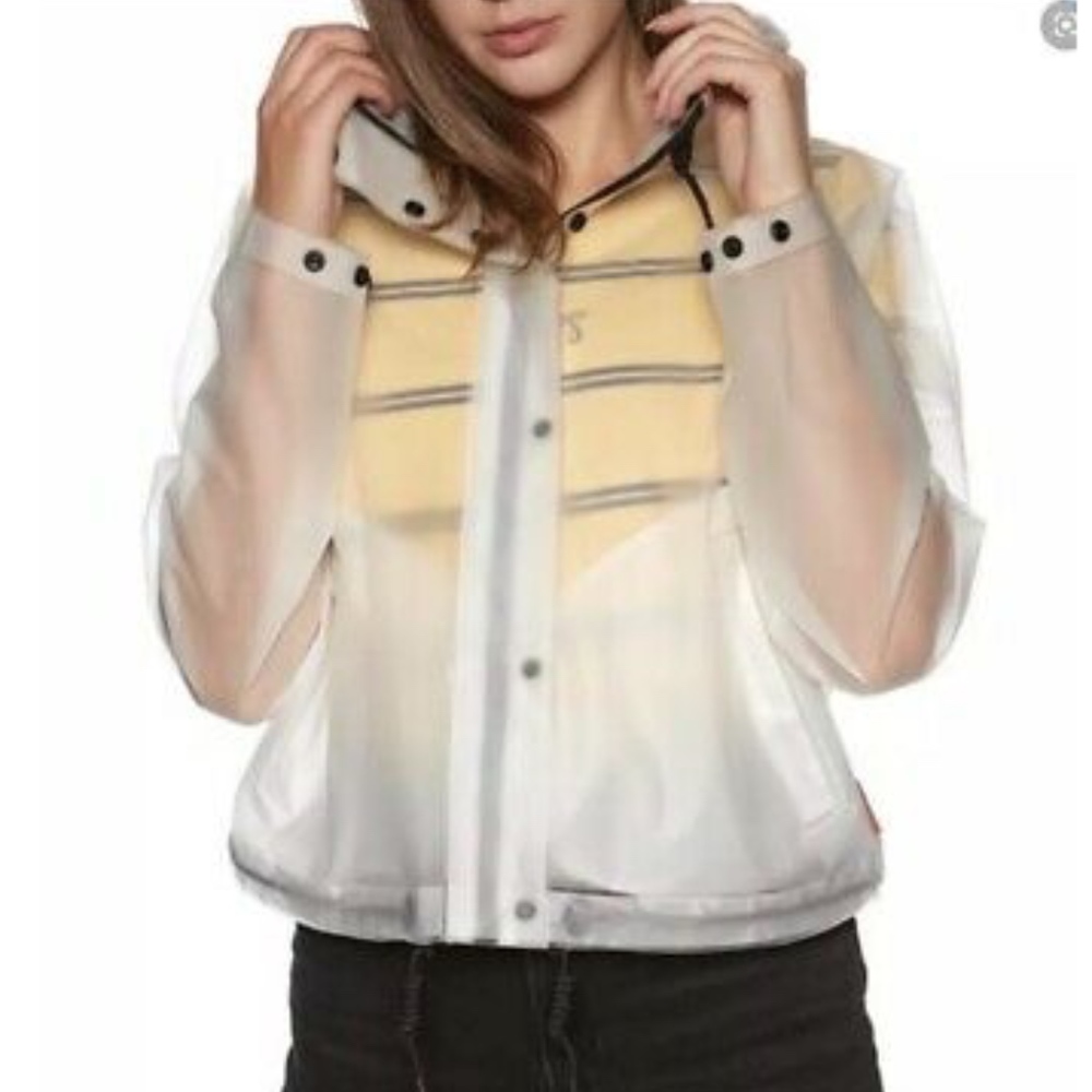 NWT Hunter Original Vinyl White Smock - Picture 1 of 3